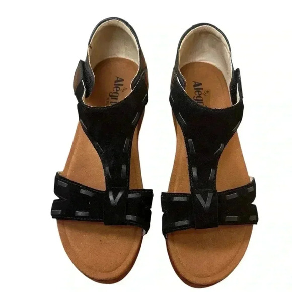 Alegria Women's Tova Black Platform Sandal US 9 EUC light weight - Picture 5 of 15